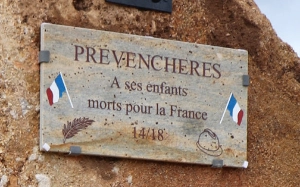Plaque commémorative Prévenchères à ses enfants