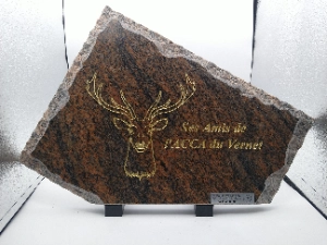 plaque acca avec cerf