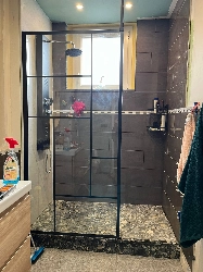 bac de douche massif en granit marinace